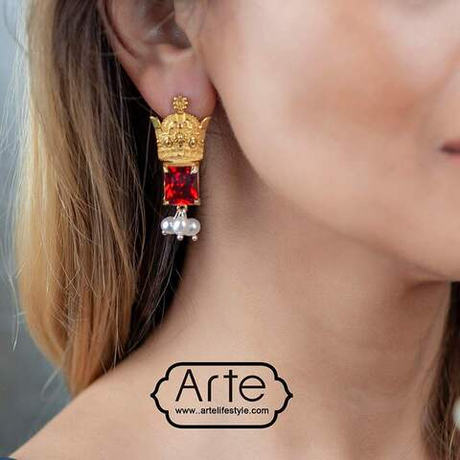 Серебряные серьги с цирконом Arte Tajemah 20220531 Иран