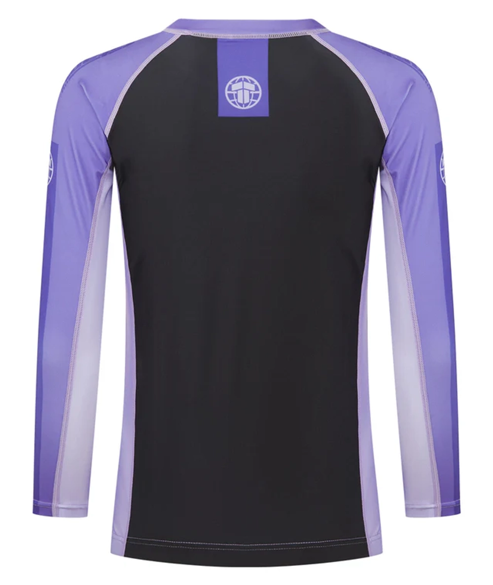 Женский Рашгард Tatami CONTRAST - PURPLE & BLACK длинный рукав