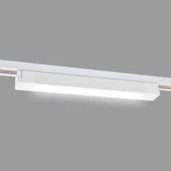 ULB-Q281 20W-4000K WHITE Светильник-прожектор светодиодный трековый. Линейный. 1600 Лм. Белый свет 4000К. Корпус белый. ТМ Volpe
