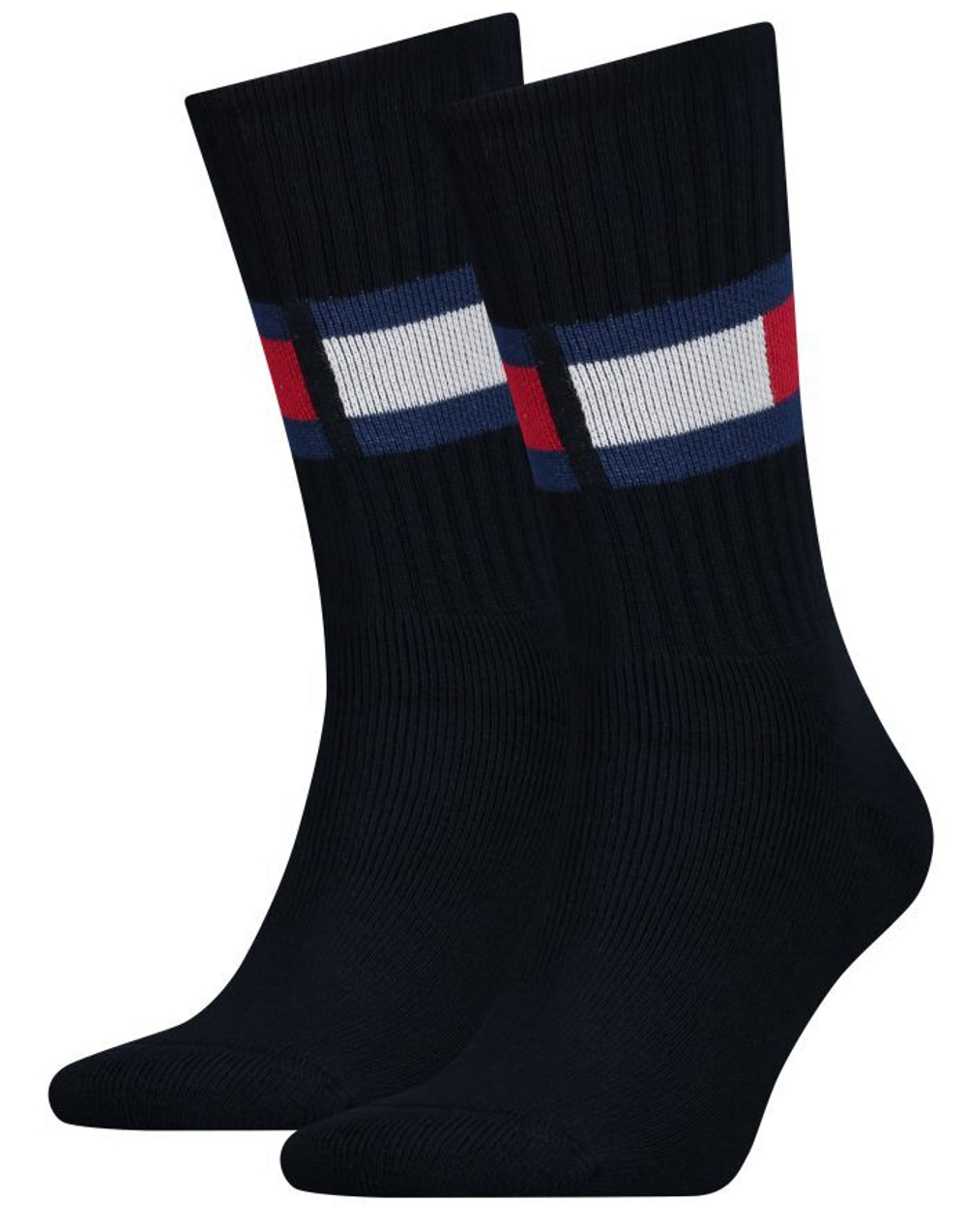 Теннисные носки Tommy Hilfiger Flag 1P - небесный