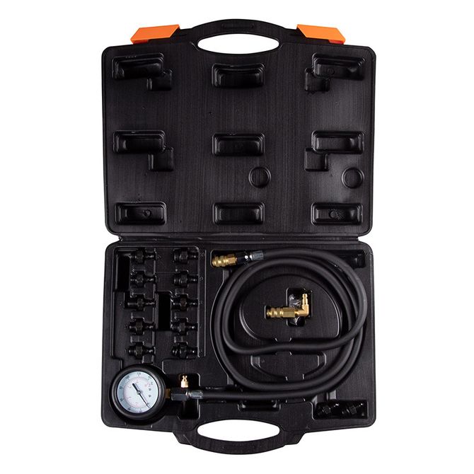 AFFIX (AF12020010C) Манометр для измерения давления масла, 0-10 бар, комплект адаптеров