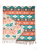 Шарф теплый с орнаментом Навахо