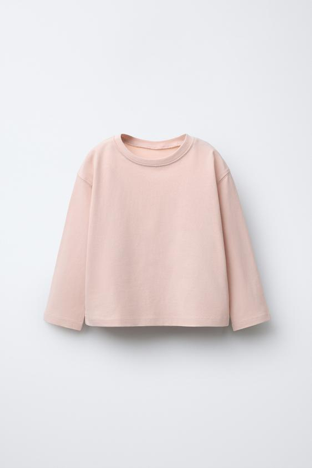 ZARA НАБОР ИЗ ТРЕХ ОДНОТОННЫХ ФУТБОЛОК, ЦВЕТ МОРСКОЙ ВОЛНЫ