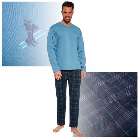 Пижама мужская с длинным рукавом и брюками Cornette 124/240