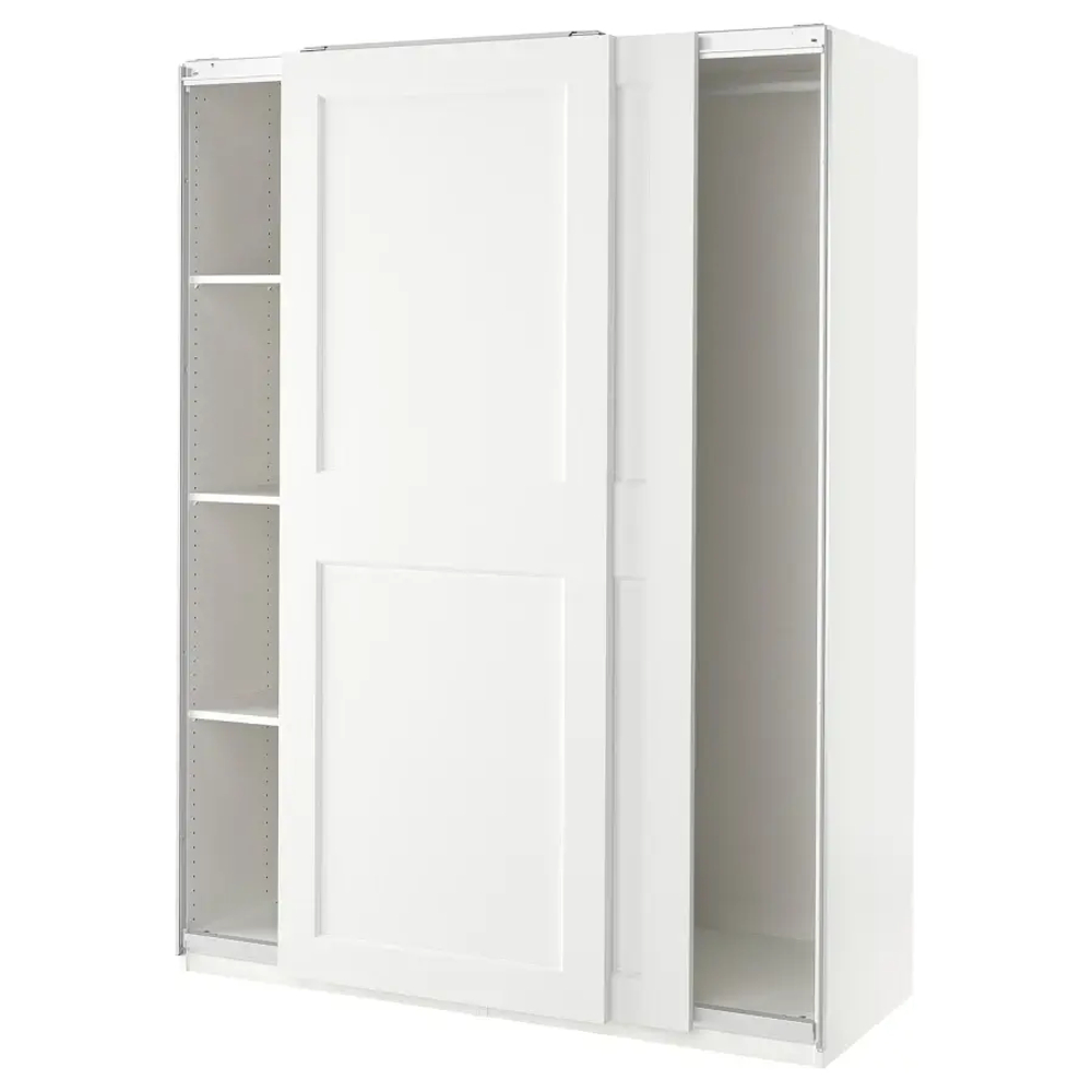 Шкаф-купе - IKEA PAX/GRIMO/ПАКС/ГРИМО ИКЕА, 150x66x201 см, белый