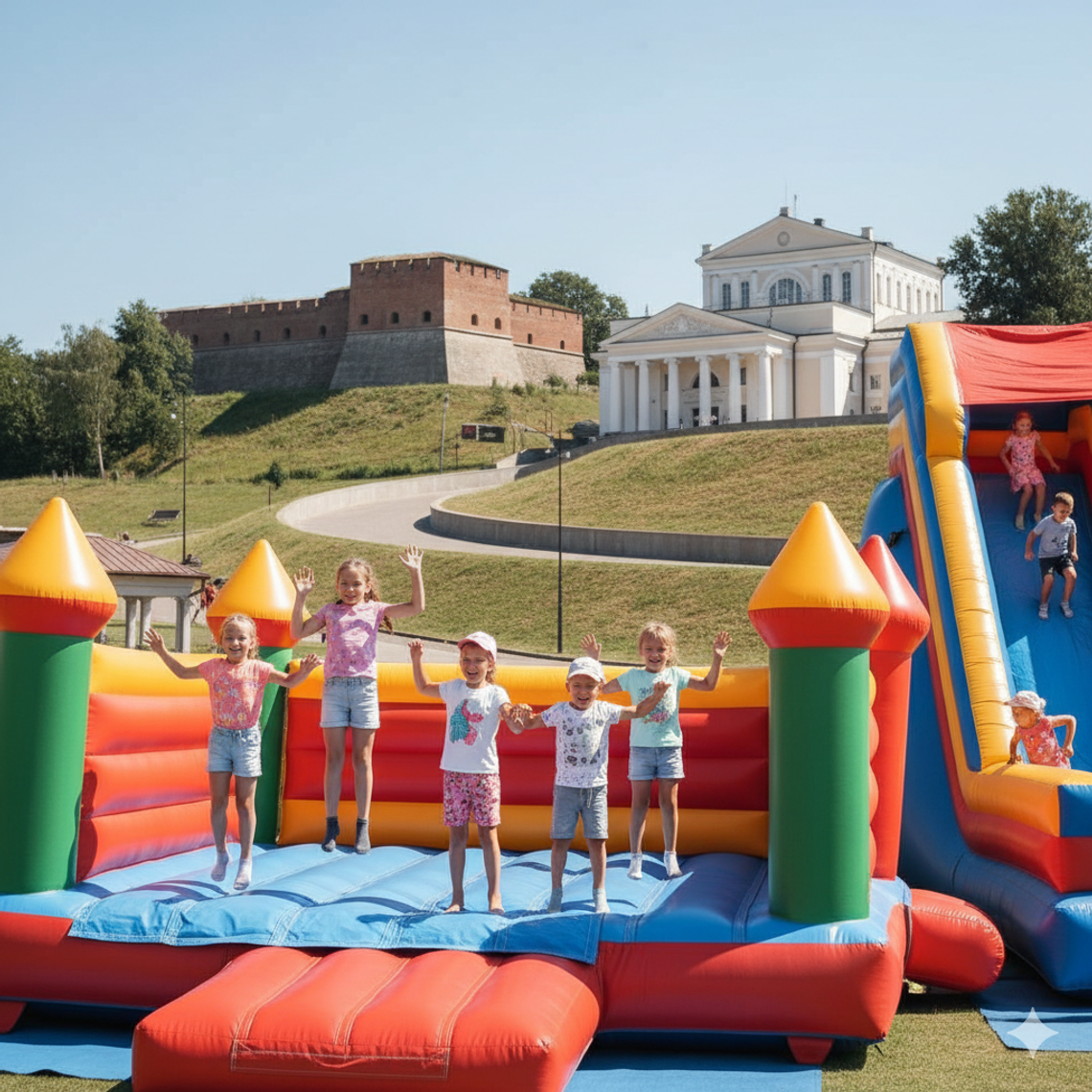 Батут купить в Бобруйске – Надувные аттракционы БатутМастер