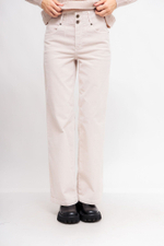 Брюки Marc Aurel 93326 молочный вельвет