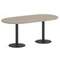 Onix Direct Стол овальный O.SPRG-3 Дуб Аттик/Металл Антрацит 1800*900*750
