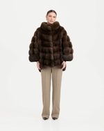 Шуба из меха соболя