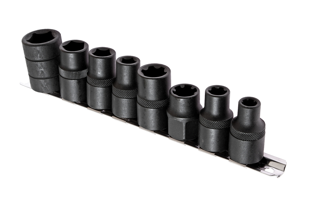 Набор головок специальных 1/2" 5-ти гранных и RIBE 8 предметов JTC