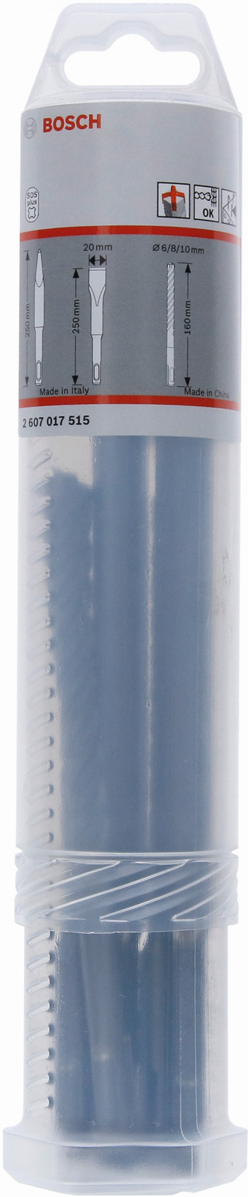 Набор буров и долот SDS-plus-4C Set BOSCH 2607017515