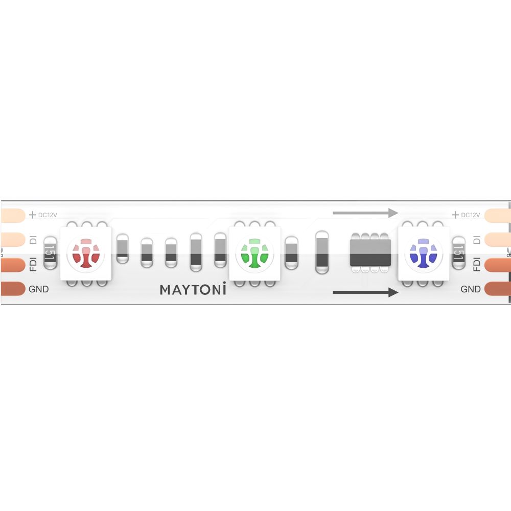 Светодиодная лента Ultra 14,4 Вт/м RGB 12V IP68 Maytoni SPI 201245