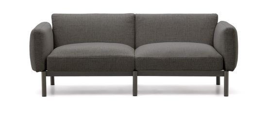 Sorells 2-местный модульный садовый диван из алюминия с серой отделкой Испания La Forma