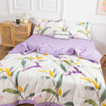 Комплект постельного белья Сатин с Одеялом (простынь на резинке) OBR111