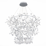 SL379.103.486 Люстра подвесная ST-Luce Серебристый/Белый LED 486*0,5W 3500K RAFINA