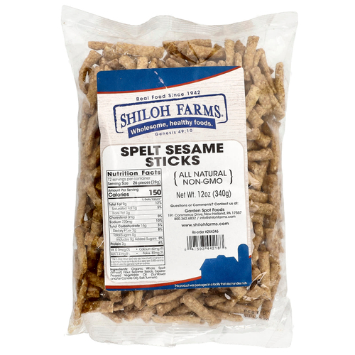 Shiloh Farms, палочки из кунжута из спельты, 340 г (12 унций)