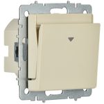 BRITE Выключатель карточный 30А ВС10-1-8-БрКр бежевый IEK