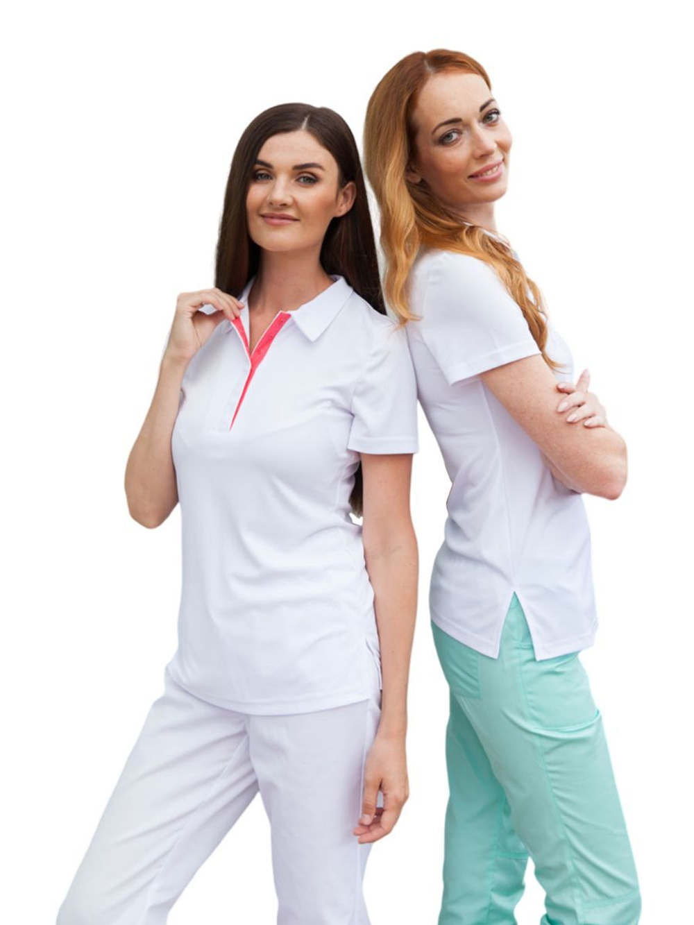 Поло медицинское женское White Wears WW105, белый, 48
