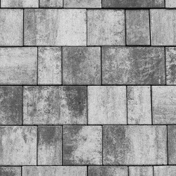 Тротуарная плитка СТАРЫЙ ГОРОД - Листопад гладкий Антрацит, комплект из 3 видов плит