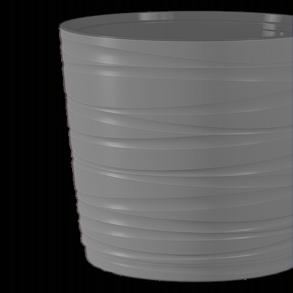 Кашпо для цветов пластиковое 15л d-30 см «Модерн Медиум» Антрацит