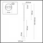 Подвесной светильник Odeon Light Pipa 3884/1GW