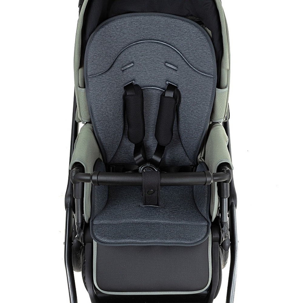 Детская коляска Roan Bass Next 2 в 1 BSN/43/2 Sage Green/Black/ руч.Black