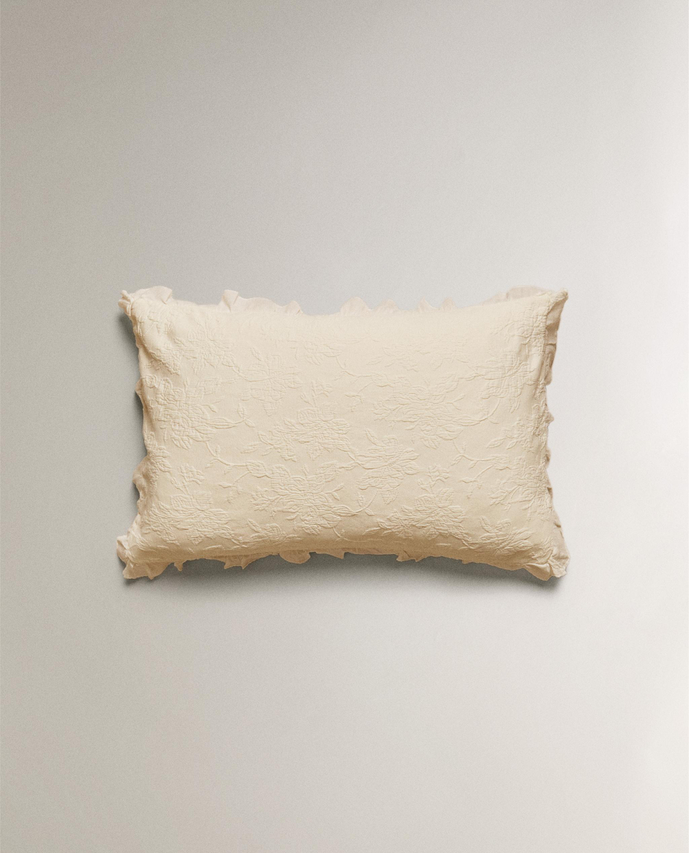 Zara Home наволочка декоративная из хлопка, зелёный · 2118/007