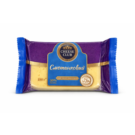 Сыр CHEESE CLUB Сметанковый 45% 180 гр