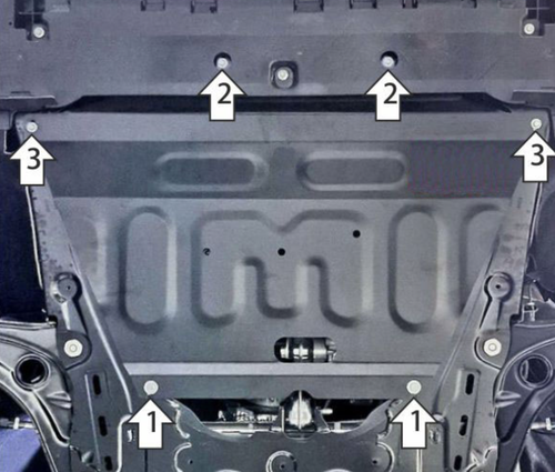 Защита MOTODOR для Lada Iskra арт.72105