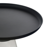 Столик кофейный dahl, D70,5х43 см, черный/серый