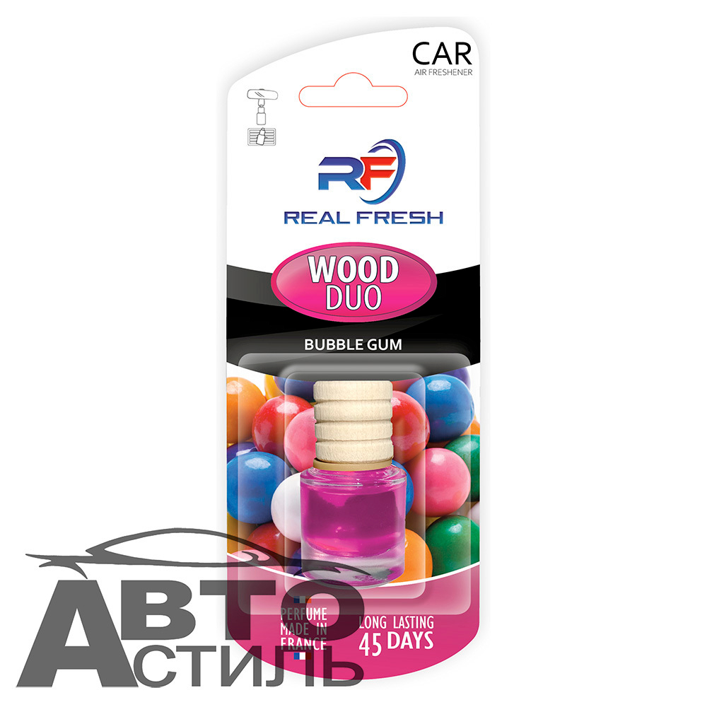 Ароматизатор бочонок REAL Fresh Wood DUO 5ml - Бубль Гум\Bubble Gum