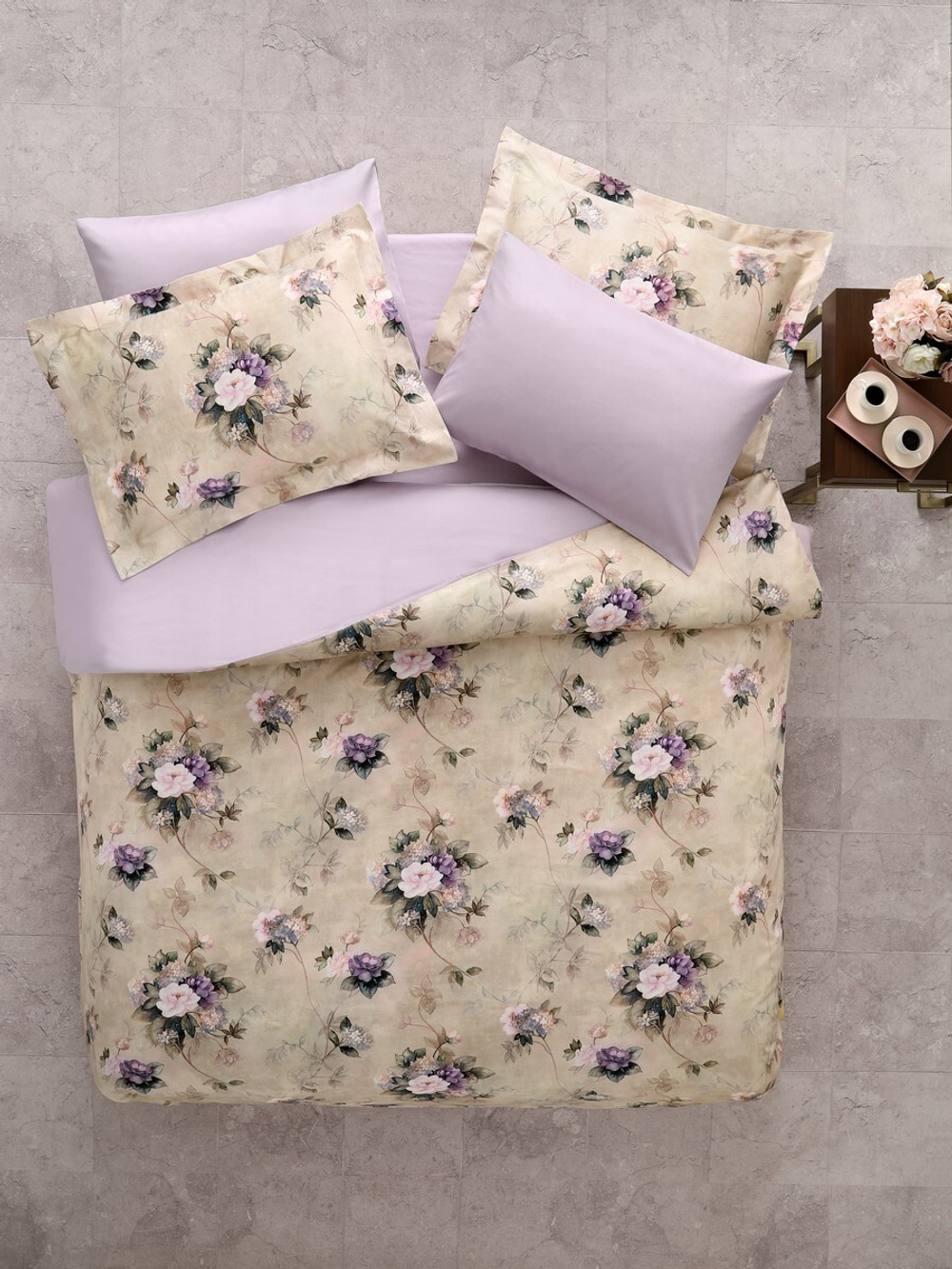 Постельное белье 1.5 спальное Tivolyo home Belissa deluxe