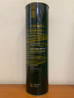 Оливковое масло CHARISMA Extra Virgin в ж/б, 1 л, Греция (Крит)