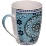 Кружка керамическая 350мл «Восточный цветок» микс