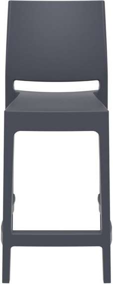 Полубарный стул Maya серый