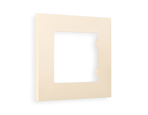 AF250331 Рамка ALFA Qubi (Бежевый матовый) 1-ая