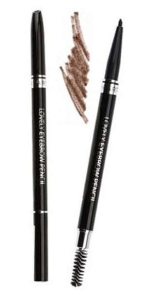 TONYMOLY  Карандаш для бровей - OVELY EYEBROW PENCIL 5-6 LATTE BROWN 0.1г