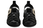 Roger Vivier Rangers Roman Sandals Women"s Black