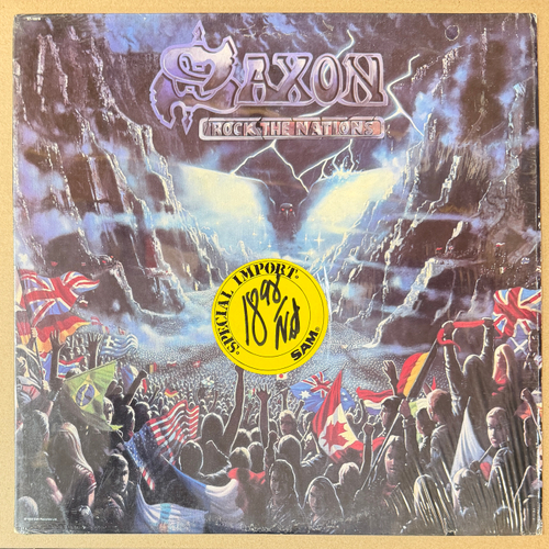 Saxon ‎– Rock The Nations (США 1986г.) Т