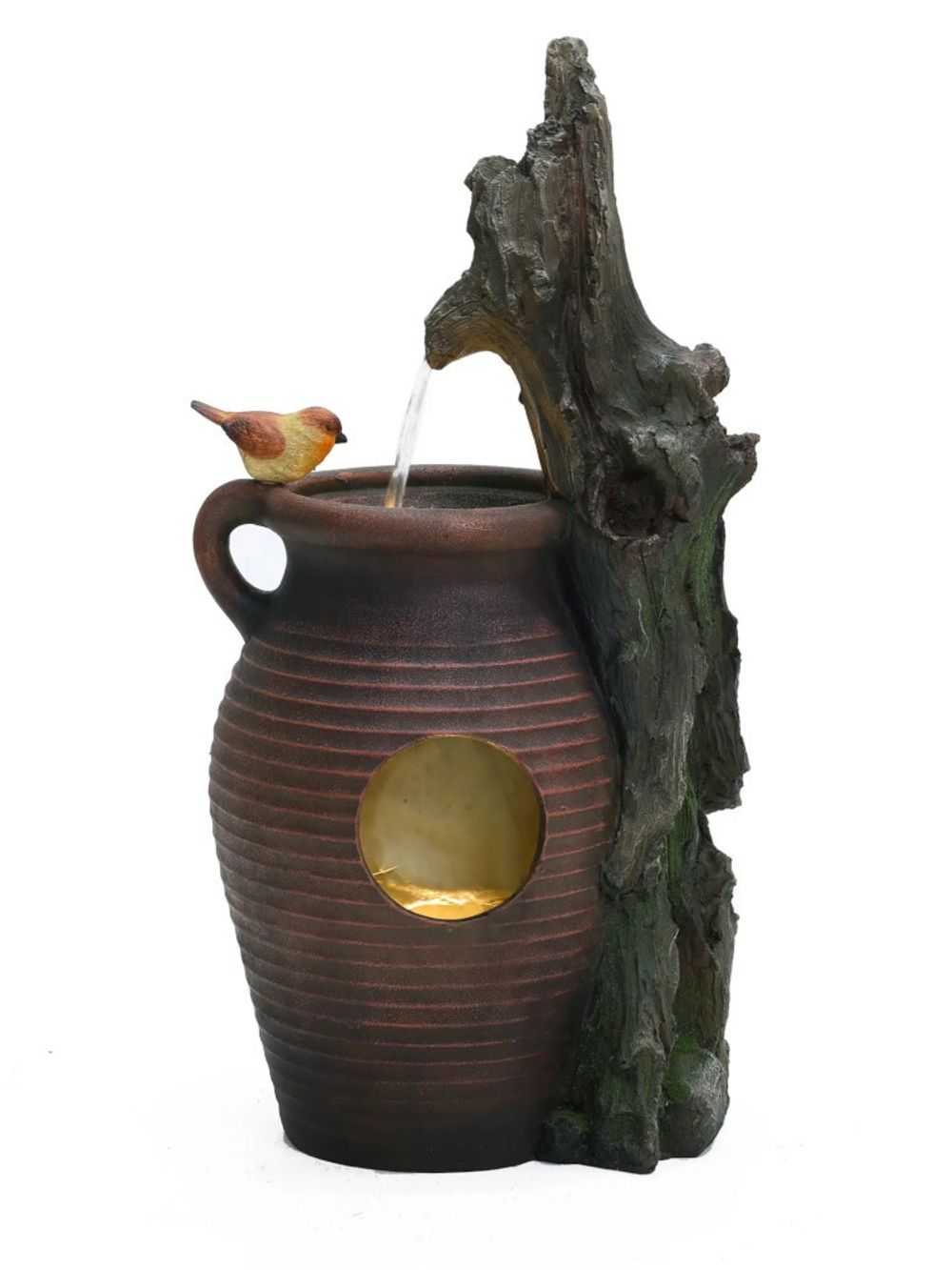 Waterfall Фонтан декоративный Канарейка с подсветкой