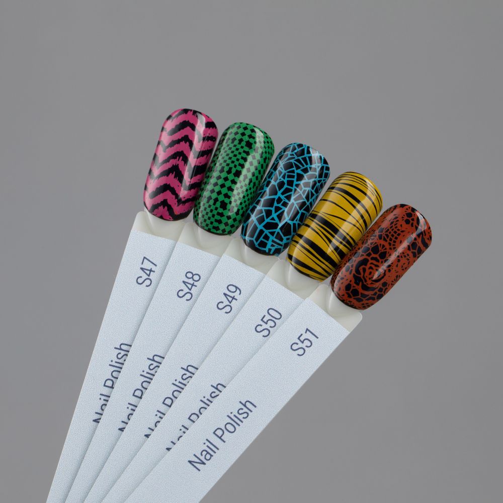 Swanky Stamping, Лак для стемпинга S51 - Апельсиновый (6