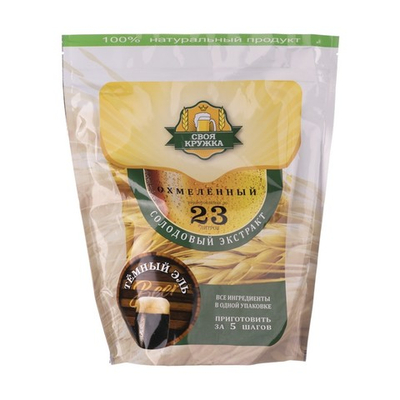 Солодовый экстракт Своя Кружка "Темный эль", 2,1кг