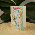 Открытка ручной работы "Поздравляю"