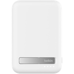 BELKIN 10k Qi2 MagSafe Compatible Powerbank with kickstand, White