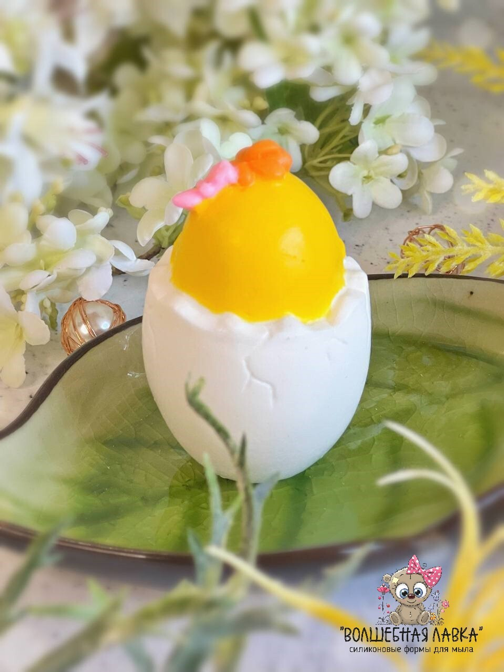 Силиконовая форма Цыпленок в скорлупе