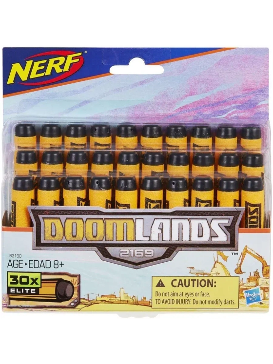 Патроны пули для бластера Нерф Думлэндс 30 стрел B3190
