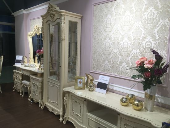 Гостиная модульная ДЖОКОНДА крем глянец