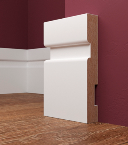 Плинтус МДФ EVROWOOD, PN 101, Белый