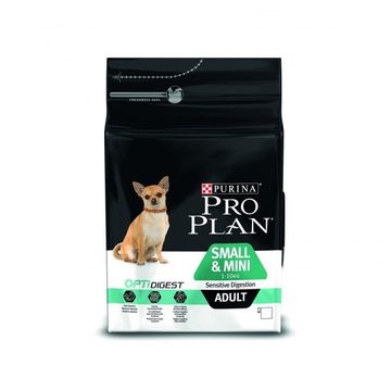 Purina Pro Plan Small & Mini Adult Sensitive Digestion для взрослых собак мелких и карликовых пород с чувствительным пищеварением, ягненок