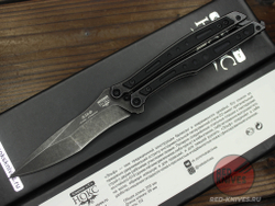 Нож-бабочка НОКС "Эльф" (черный) 204-500401